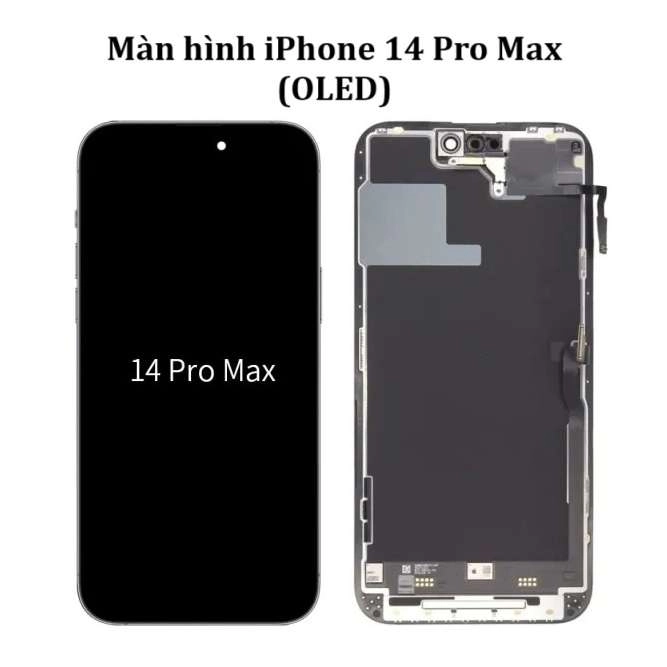 Thay màn hình iPhone 14 Pro Max OLED hiệu RJ Thay màn hình iPhone 14 Pro Max OLED hiệu RJ